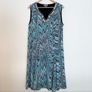 Jersey Dress with Detailed Neckline